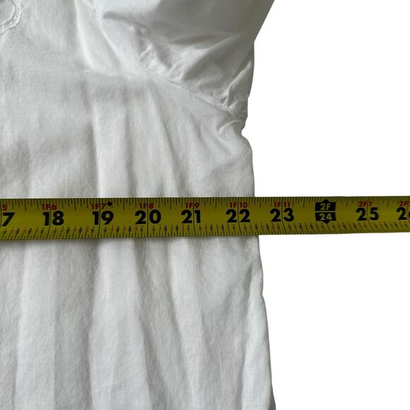 Ralph Lauren White Embroidered Boat Neck Blouse Women's Size XL | 26-42 - Picture 4 of 5